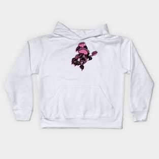 Venus Flytrap (Black & Pink) Kids Hoodie